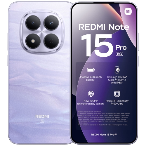 Redmi Note 15 Pro 5G 256 GB Mist Purple