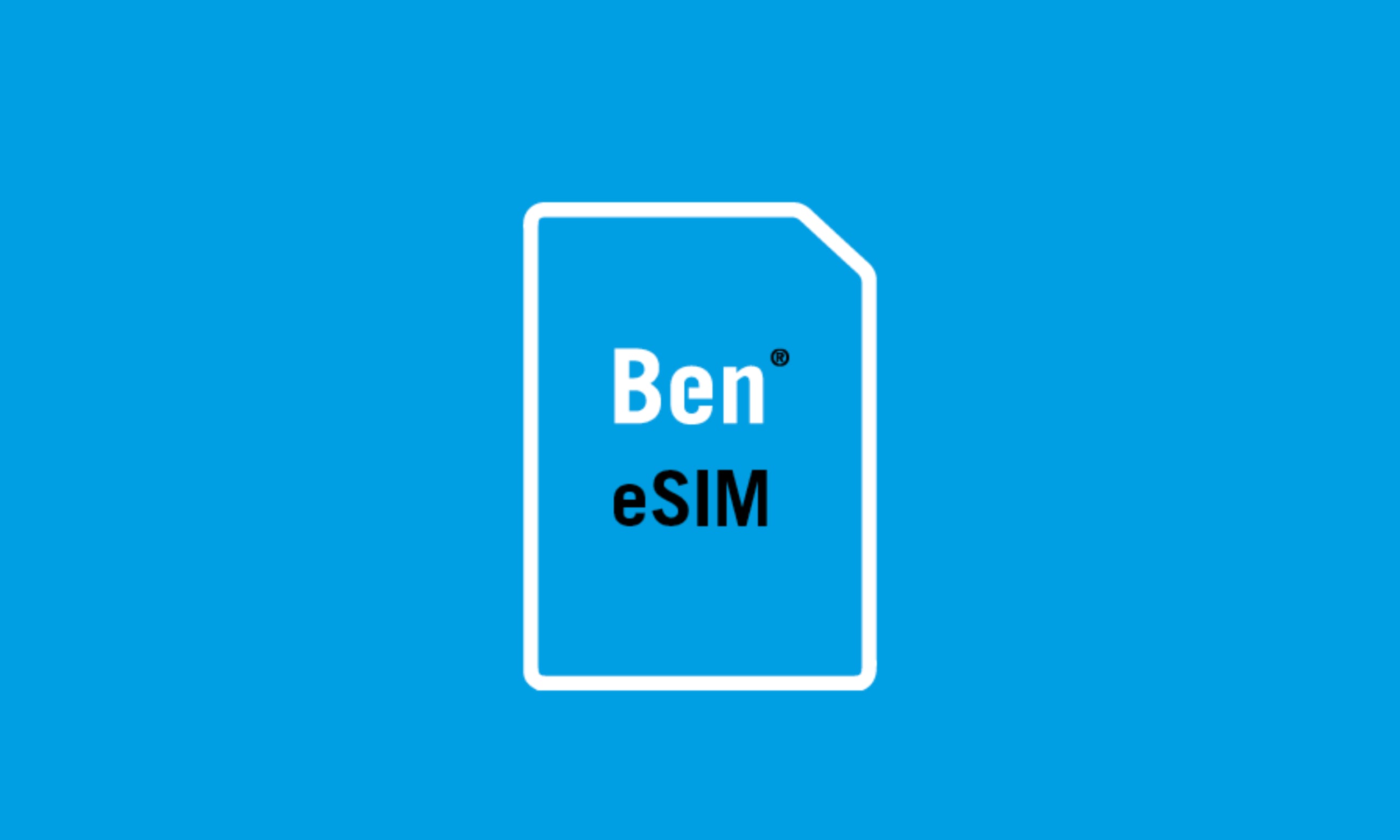 eSIM voor alle Ben abonnementen