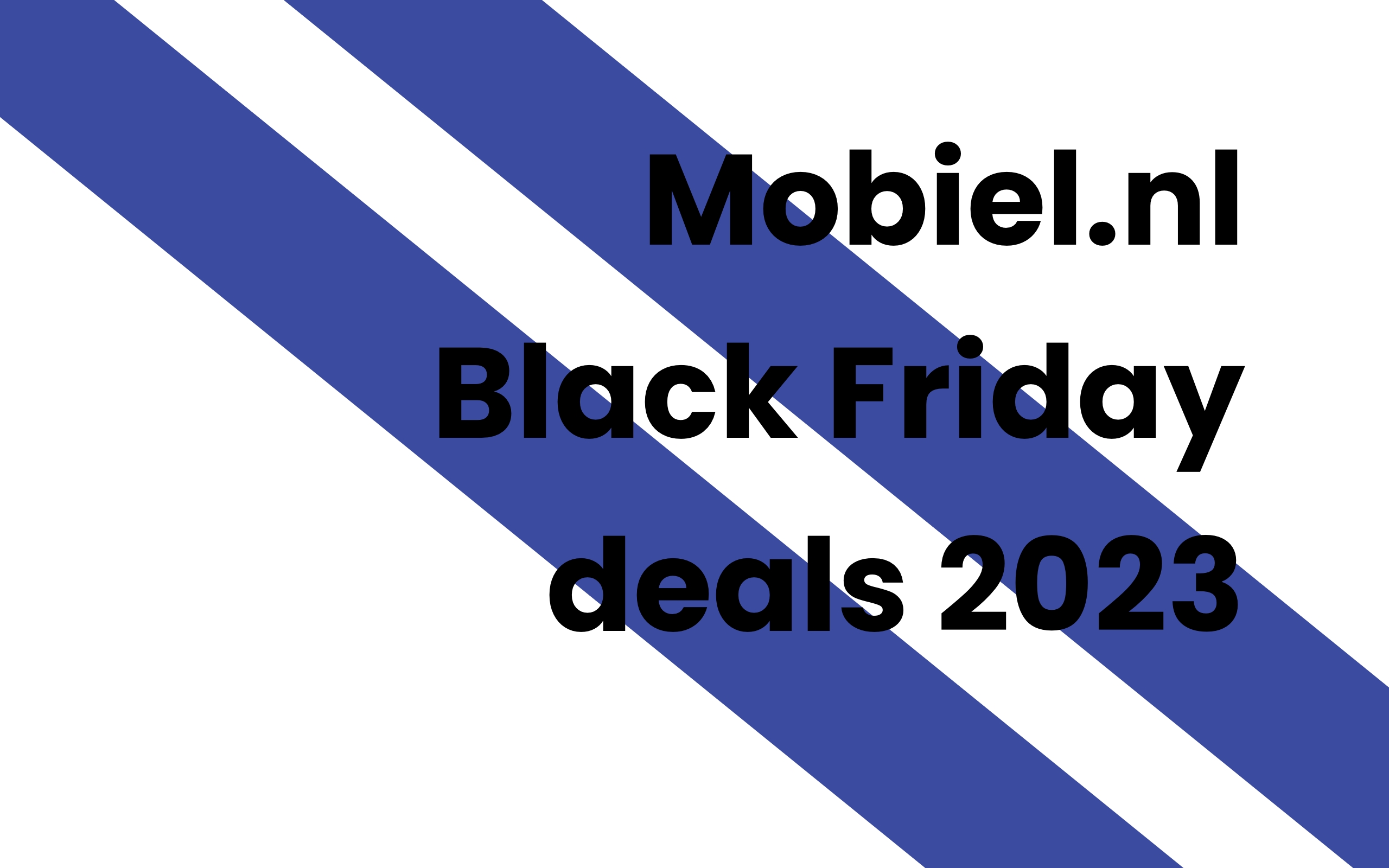 Mobiel.nl Black Friday deals