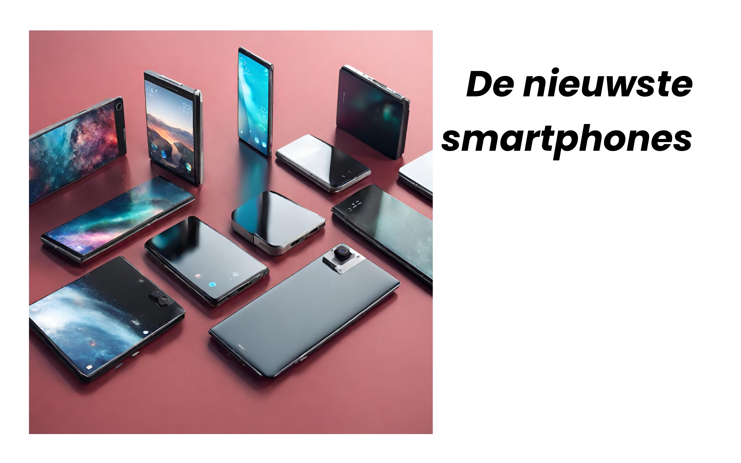 De nieuwste smartphones van 2023 en 2024