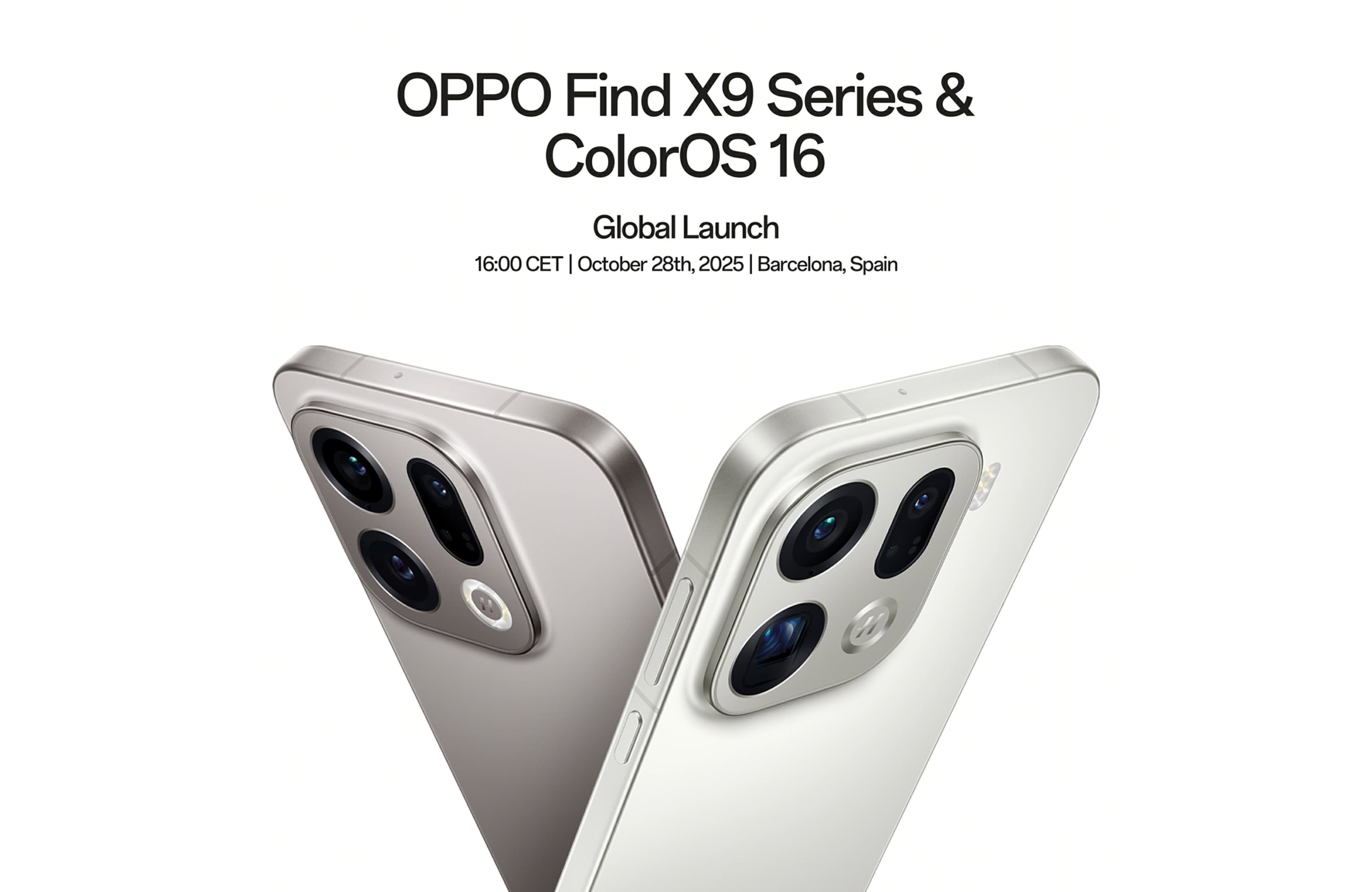 Oppo Find X 9 series aangekondigd