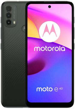 Motorola Moto E40 64 GB Carbon Grey