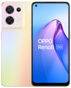 Oppo Reno8 5G 256 GB Shimmer Gold