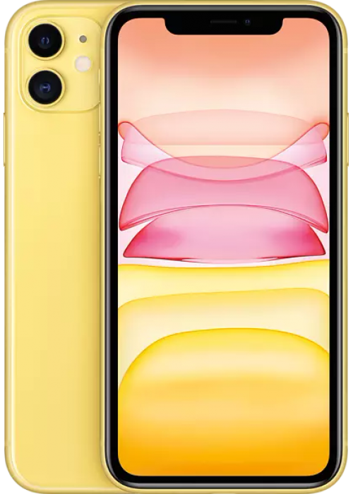iPhone 11 64 GB geel