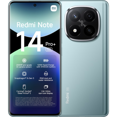 Redmi Note 14 Pro+ 5G 512 GB Forest Blue